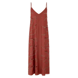 Marc Cain Dames, Jurken, Rood, Maat: XL Katoen