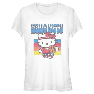 Hello Kitty Juniors Hello Kitty Retro and Sports Hello Kitty Graphic T-Shirt in White at Nordstrom, Size Xx-Large
