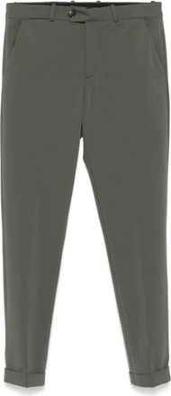 Roberto Ricci Design Winter Soft Touch Grijze Chino Broek - Heren - Slim Fit Broeken - Grijs - 3XL - Broeken