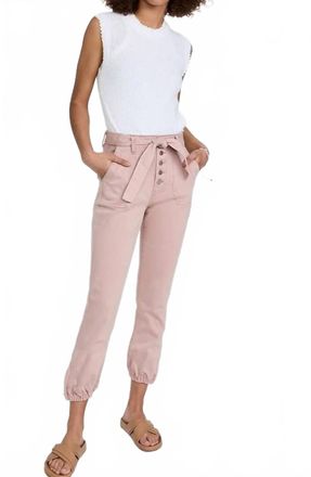 Paige Mayslie Joggers In Vintage Rouge Glow