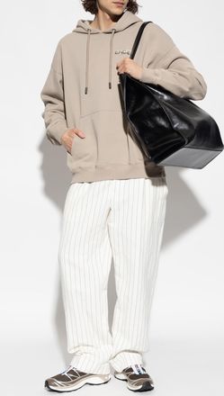 Off-white Sweatshirt With Logo, Mens, Beige