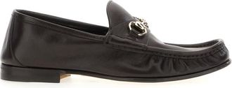 Gucci Schoenen, Heren, Bruin, 42 EU, Leer, Lugano Loafer