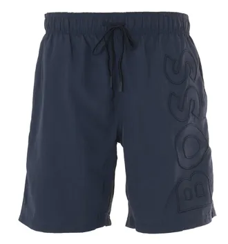 HUGO BOSS Mens Bodywear Whale Swim Shorts - Navy Nylon - Size Medium