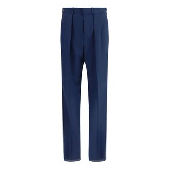 Tom Ford Pantaloni con Pinces - - Trousers - Uomo - Blu - S