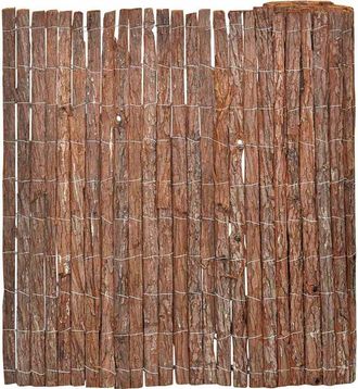 vidaXL Valla De Corteza Marr&oacute;n 100 X 600 Cm Corteza Vidaxl