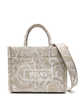 Versace Barocco Athena kleine draagtas - Beige