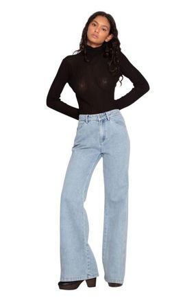 Belle & Bloom Brooklyn Knitted Turtleneck in Black at Nordstrom, Size X-Small Au