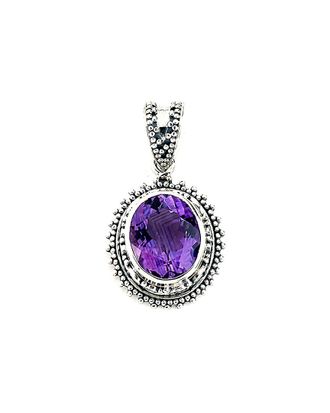 Samuel B. Silver 3.88 Ct. Amethyst Pendant