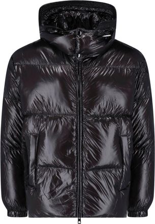Diesel Black Fabric W Rolfys Down Jacket