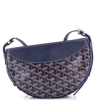Goyard Hirondelle Shoulder Bag Coated Canvas and Leather