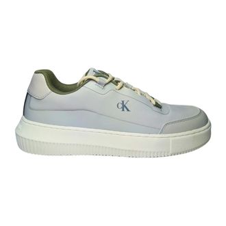 Calvin Klein Jeans Sneakers, male, Gray, Size: 11 US Tessuto