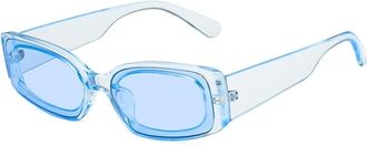 Generic Square Small Frame Men And Women Outdoor Vacation Photo Driving Sunglasses(Blue)