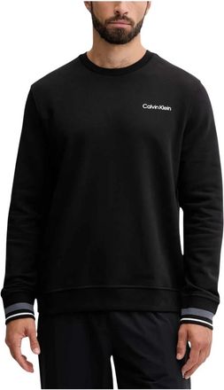 Calvin Klein Hoodies & sweatvesten, Heren, Zwart, XL, Katoen, Sweat Top Pullover Lvgmf 5W312