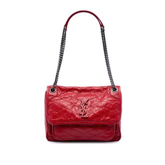 Saint Laurent Pre-owned Saint Laurent Medium Crinkled Calfskin Niki Ladies XD7GECGHOP0RZX1S