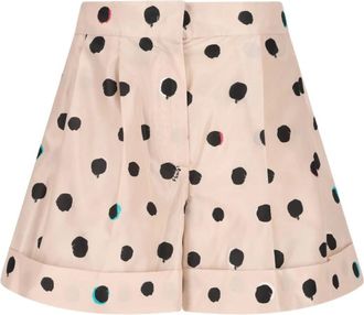 Fendi Casual Shorts, female, White, Size: XS Pleated Shorts