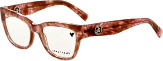 Longchamp Womens 52 mm Brown Opticals