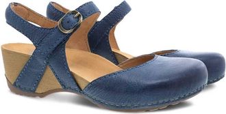 Dansko Womens Tiffani Slingy Jane Sandal In Blue