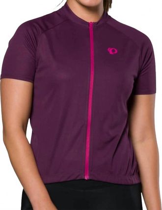 Pearl Izumi Quest Short Sleeve Jersey In Dark Violet