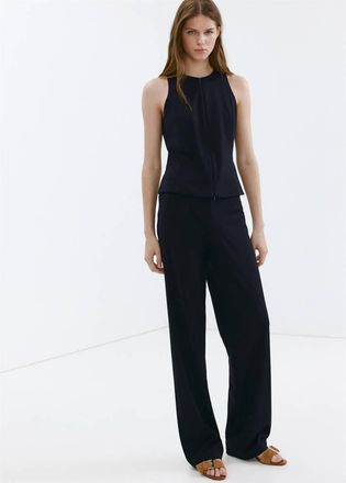 Mango Gilet avvitato zip navy - Donna - XS - MANGO