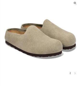Birkenstock Womens Amsterdam Wrapped Clog In Taupe