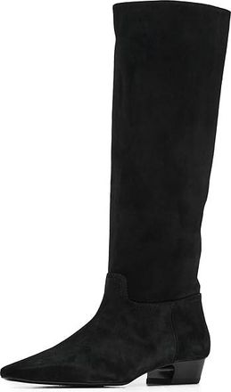 Stuart Weitzman Stassi Boot Womens Boots Black : 8.5 M, Leather