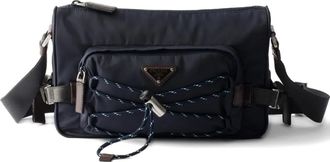 Prada Borsa a spalla con zip - Blu