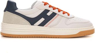 Hogan H630 leren sneakers - Heren - Sneakers - Veelkleurig - 43 EU - Leer - Schoenen