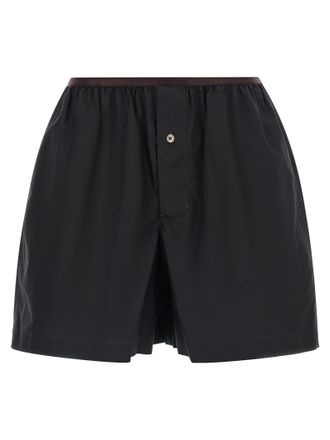 Christophe Lemaire Gray Cotton Bermuda Womens Shorts