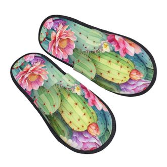 Generic Cactus Flower Cacti Men Women Sliders Lightweight Slippers Soft Shoes For Bedroom Winter Outdoor L