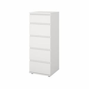 Tvilum Kit Cassettiera Nova 5 Cass 40,2 X 40 X 106,6 Cm Bianco Tvilum