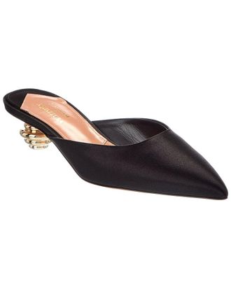 Aquazzura Alex 35 Jewel Satin Mule