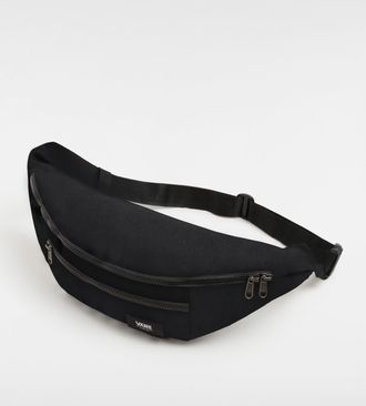 Vans G&uuml;rteltasche VANS WARD CROSS BODY PACK, Damen, Gr. B/H/T: 45cm x 17cm x 10cm, schwarz-weiss (schwarz, wei&szlig;), Polyester, Taschen G&uuml;rteltasche, aus Nylo