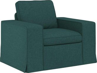 vidaXL Sof&aacute; Verde Oscuro 103 X 80 X 82 Cm Tela Vidaxl