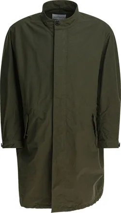 Givenchy Givenchy Print Parka Jackets And Coats Verde-Uomo