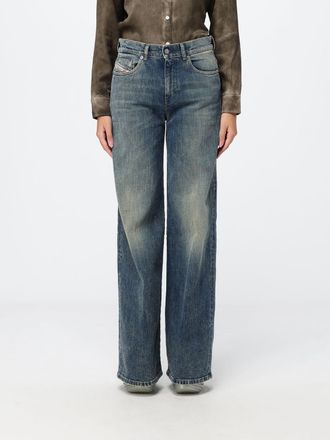 Diesel High-Waisted Wide Leg Palazzo Jeans in Denim