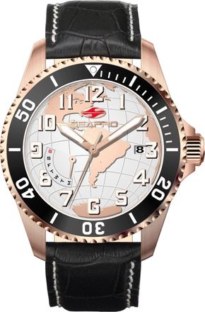 Seapro Mens Voyager Black Round 42mm