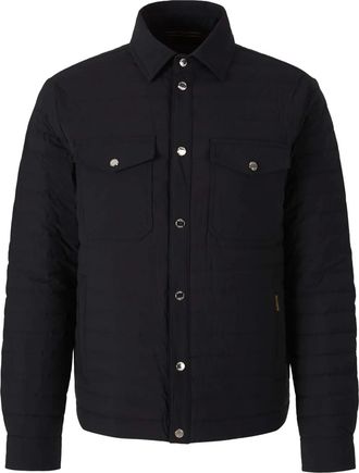 Moorer Giacca con colletto classico - Nero