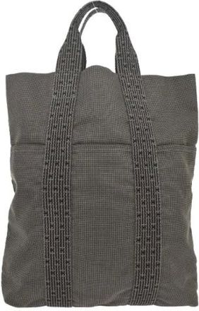 Herm&egrave;s Pre-owned Tote Bags, female, Gray, Size: ONE SIZE Pre-owned Fourre-tout herline