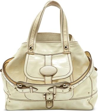 Tod's Borsa tote in pelle Pre-owned - Bianco
