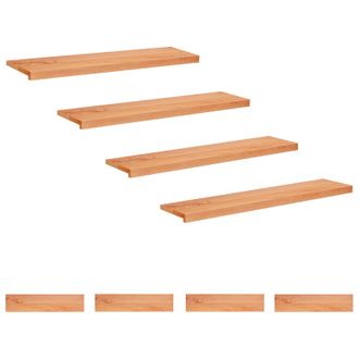vidaXL Alfombras Para Escalones 8 Uds. 110 X 25 X 2 Cm Barniz Vidaxl