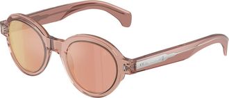 Moncler ME6003 RONDOSA 30087J Mens Sunglasses Pink Size 47
