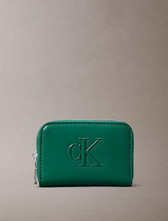 Calvin Klein Cartera con cremallera y monograma
