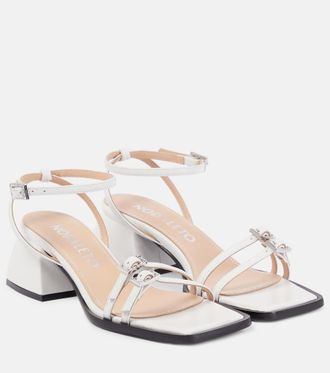 サンダル・ミュール Nodaleto Satin Pink Bulla Chibi Sandals Nodaleto Pink Satin Bulla Chibi Sandals In Multicolor | ModeSens