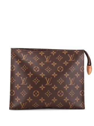 Louis Vuitton Toiletry Pouch Monogram Canvas 26 clutch bag - Marrone