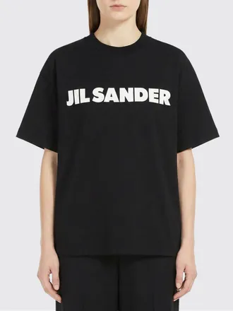 Jil Sander T-shirt over in cotone con logo Jil Sander
