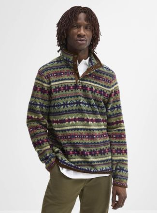 Polo Ralph Lauren Polo Shirt Ralph Lauren - Mens Fair Isle striped high-pile fleece sweater