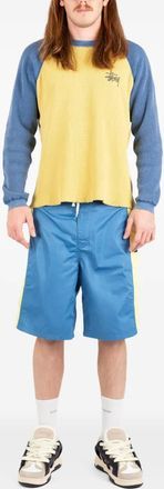 Stüssy Costume da bagno con design color-block - Blu