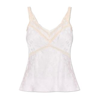 LoveShackFancy Sleeveless Tops, female, Pink, Size: M Lirena Top