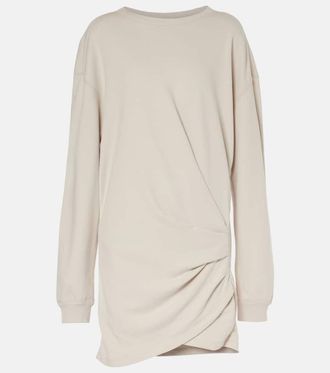 Isabel Marant Pipper draped cotton jersey minidress