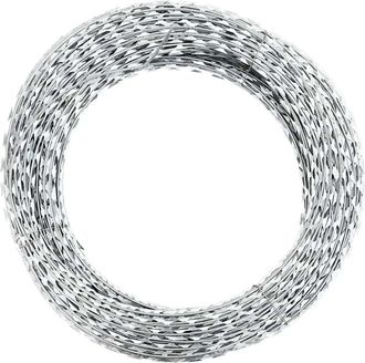 vidaXL Alambre Concertina Con Clips Acero Galvanizado 300 M Vidaxl